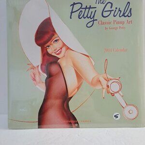 The Petty Girls 2004 12-Month Classic Pin-Up Girls Wall Calendar by George Petty